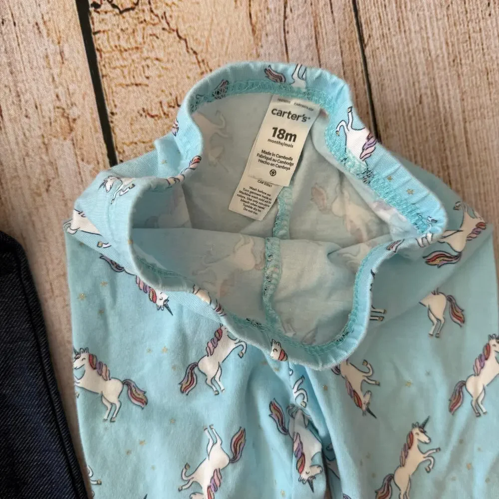 Girls 18 month Bundle - 2 long sleeve shirts - 3 pairs of pants